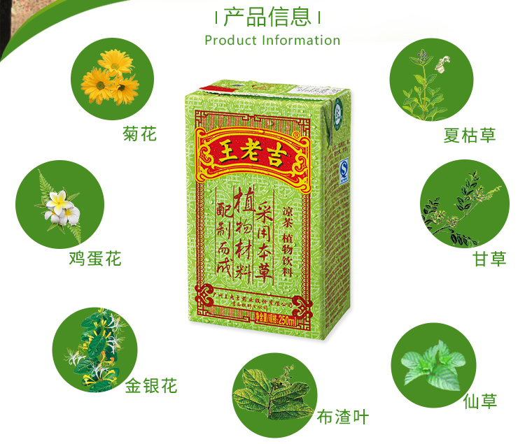 王老吉 凉茶250ml*24盒/箱 整箱 250ml*24盒 整箱 1箱